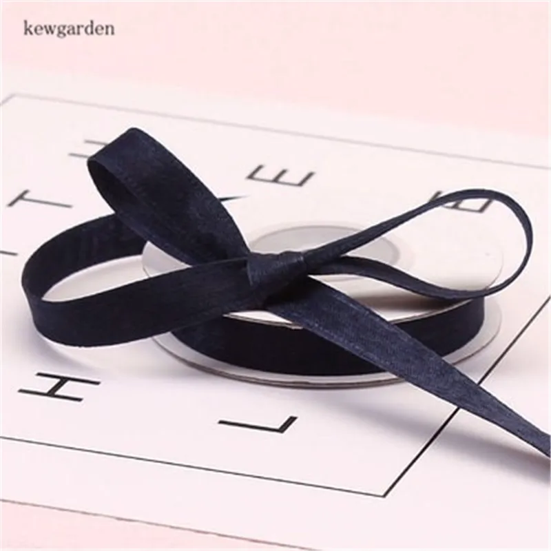 Kewgarden 40mm 25mm 10mm Double Face Thick Velvet Satin Ribbons Handmade Tape DIY Bowknot Ribbon Riband Packing Ribbon 5 meters