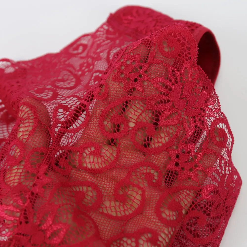 Women Full Lace Mesh Panty Transparent Floral Embroidery Sexy Briefs Ladies Summer Low Rise Breathable Seamless Underwear New