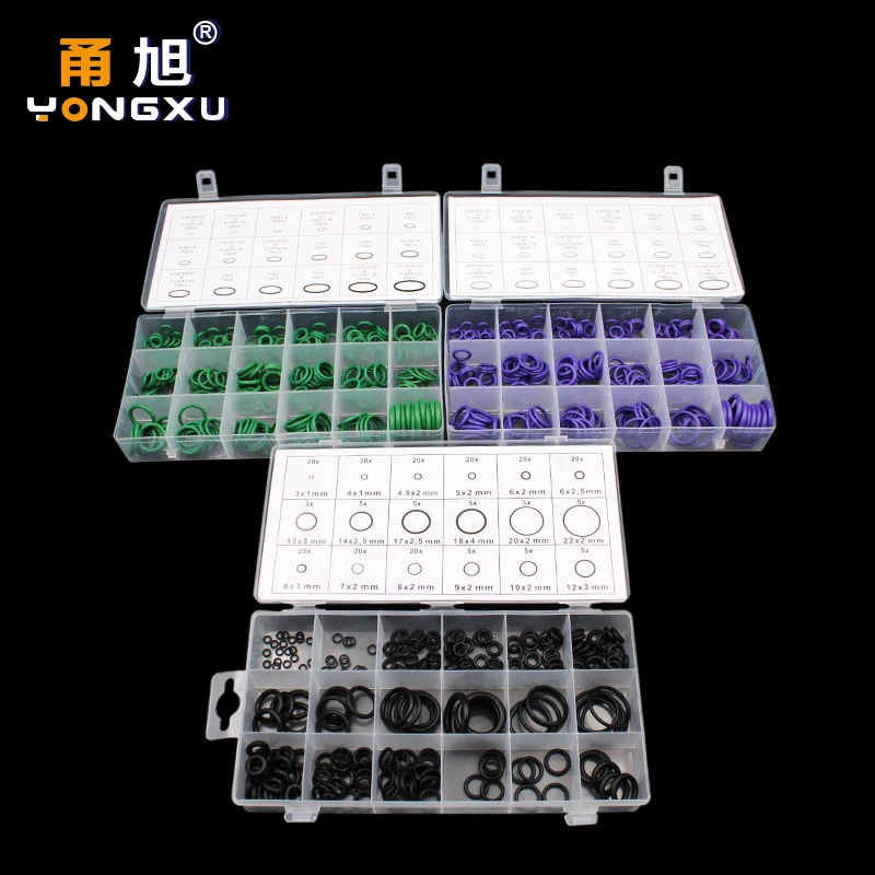 Resist  r134a O Ring Kit Replacement for Automotive Air Conditioner Car A/C Repair Spare Parts NBR Rings Set Vehicle Maintenance