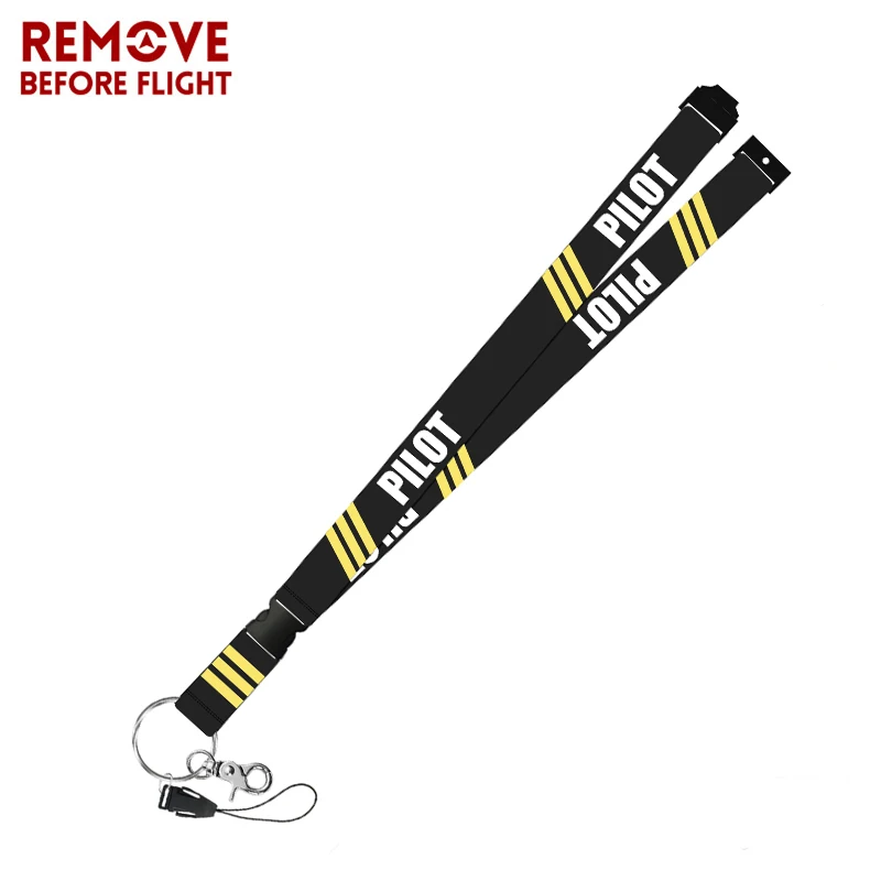 3 PCS/LOT Fashion Pilot Lanyards for Key Neck Strap For ID Card Badge Gym Floral Painting Lanyards for Crew and Staffs image 6