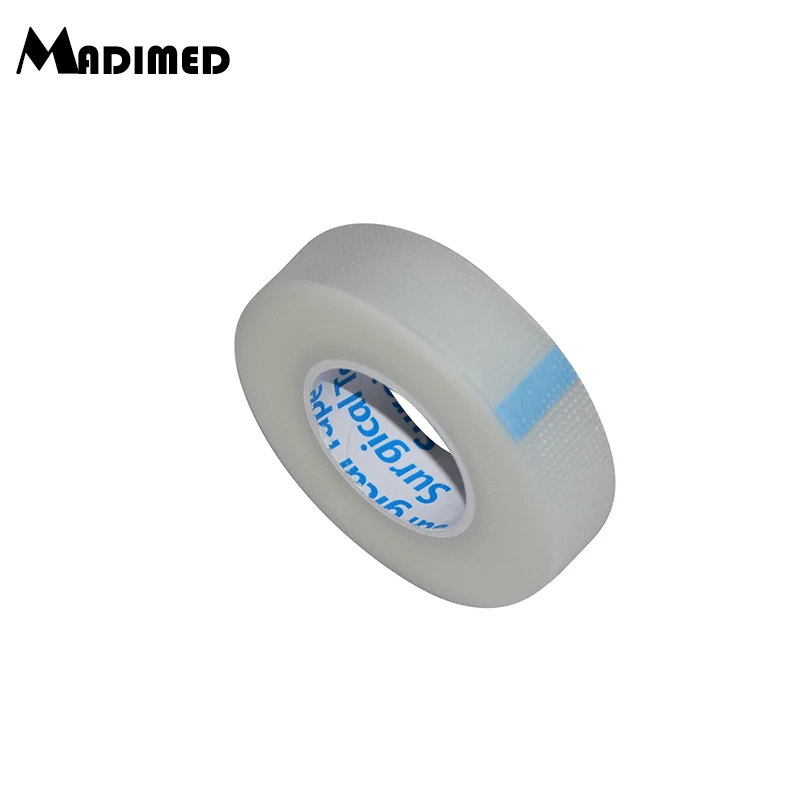 MADIMED 1.25cmx9.1m 24 Rolls/Lot Adhesive Medical Breathable PE Tape For Eyelash Extensions Lower Eye Patch