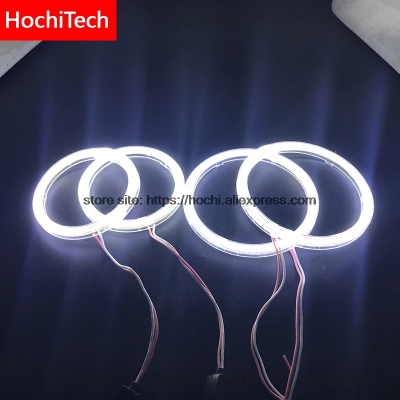 High Quality COB Led Light White  Cob Led Angel Eyes Ring Error Free For Fiat Coupe 1993 1994 1995 1996 1997 1998 1999 2000