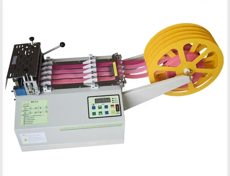 

160C 110V/220V computer cold Cloth belt cutting machine magic adhesive tape zipper webbing elastic belt automatic cutting