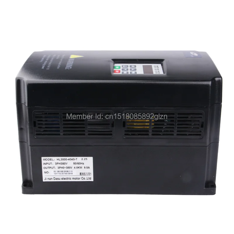 RITUO 4.0KW VFD inverter di frequenza di 220v 3.7kw VFD inverter a frequenza variabile
