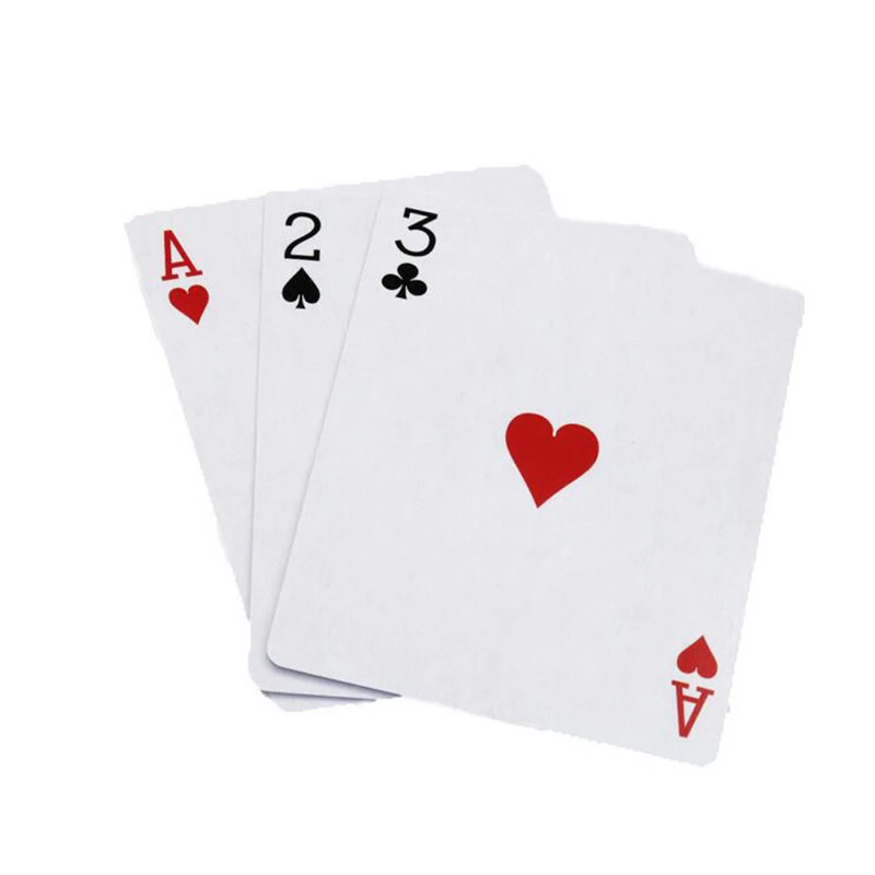 1 Pcs 3 Cards Monte Magic Card Three Card Poker Monte Card Trick Easy Classic Magic Tricks For Close Up Magic Illusion