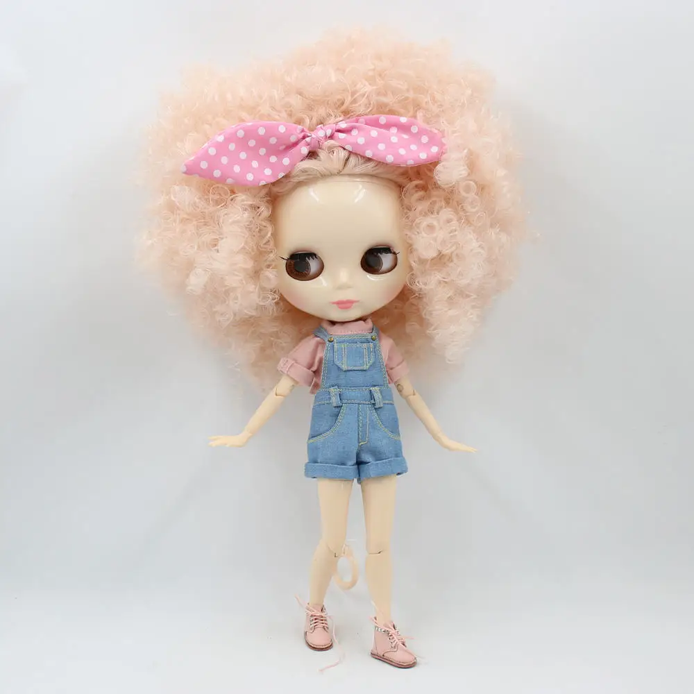 ICY DBS Blyth Doll 1/6 white skin joint body Cute pink explosion head sd gifts toy