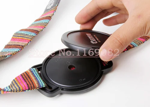 2 in 1 72 77 82mm Lens Cap Holder Cover Anti Lost Buckle Keeper + 72 lens cap For Nik&n 60d 650d 700d d90 d5100 d3200