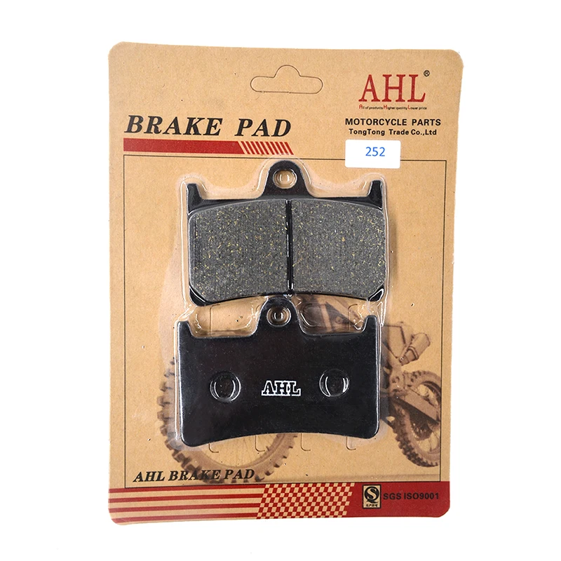 AHL Motorcycle Front And Rear Brake Pads For Yamaha YZF R6 600 (2003-2015) YZF R1 1000 (2004-2006) FZ6 (2007-2009)