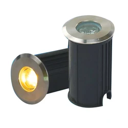 IP68 3W 1W LED światło podziemne ziemi ścieżka ogrodowa lampa podłogowa zewnętrzny podziemny wkopywany lampa światło krajobrazu 85-265V DC12