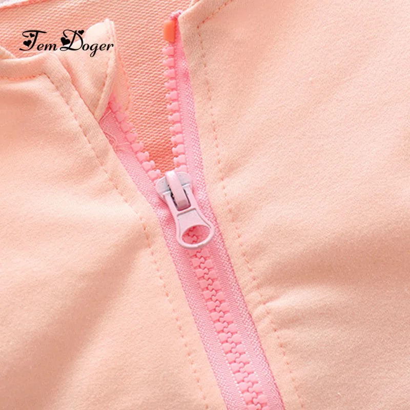 2018 Autumn Fashion baby girl clothes cotton long sleeve solid zipper jacket+pants 2pcs bebes tracksuit baby boy clothing set