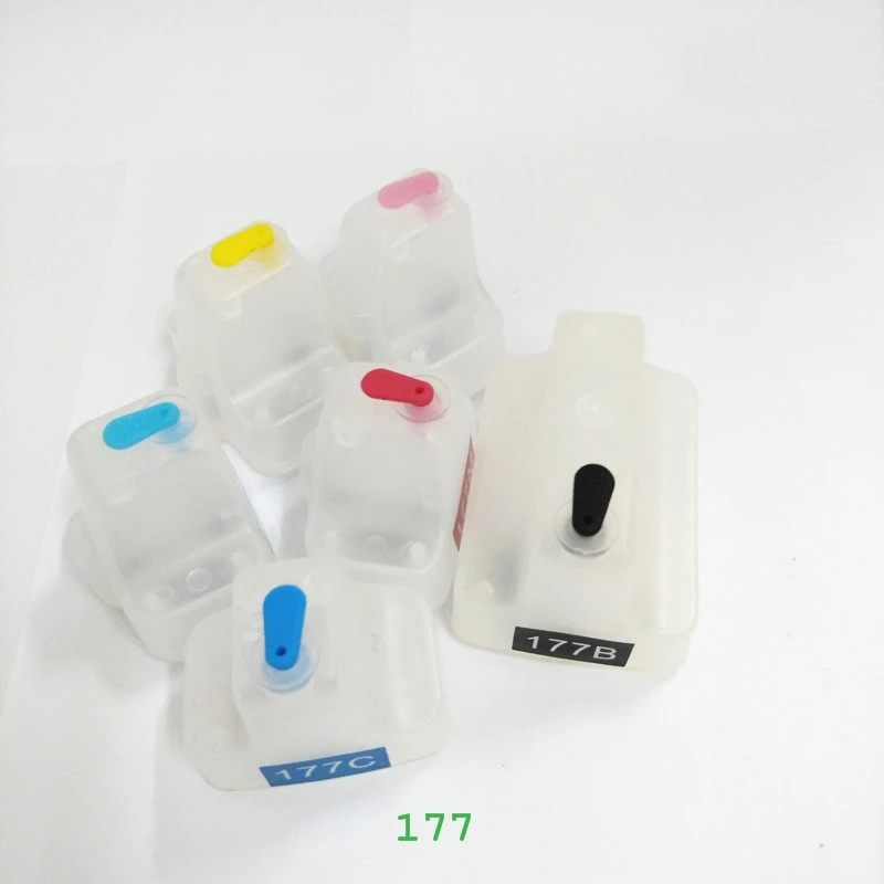 vilaxh for hp177 Empty Refillable ink cartridges For HP Photosmart 3210 D7460 C5100 C5140 C5183 C6270 C6280 C6180 C6183 C7170