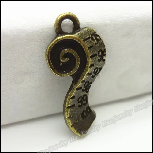 80pcs Vintage Charms Tape measure Pendant Antique bronze Zinc Alloy Fit Bracelet Necklace DIY Metal Jewelry Findings