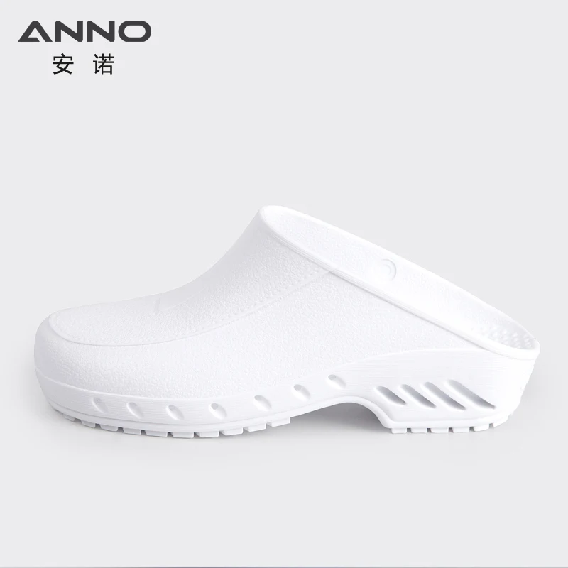 ANNO High Temperature Sterilization Shoes Classic Anti-static Anti Bacteria Clogs Safety Lab Doctor Nurse Slippers for Hospital