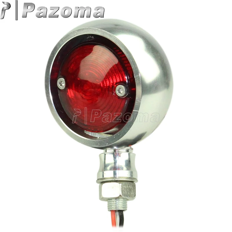 Universal LED Motorcycle Taillight Retro Red Rear Tail Brake Stop Lamp For Harley Honda Yamaha Cafe Racer Chopper Bobber