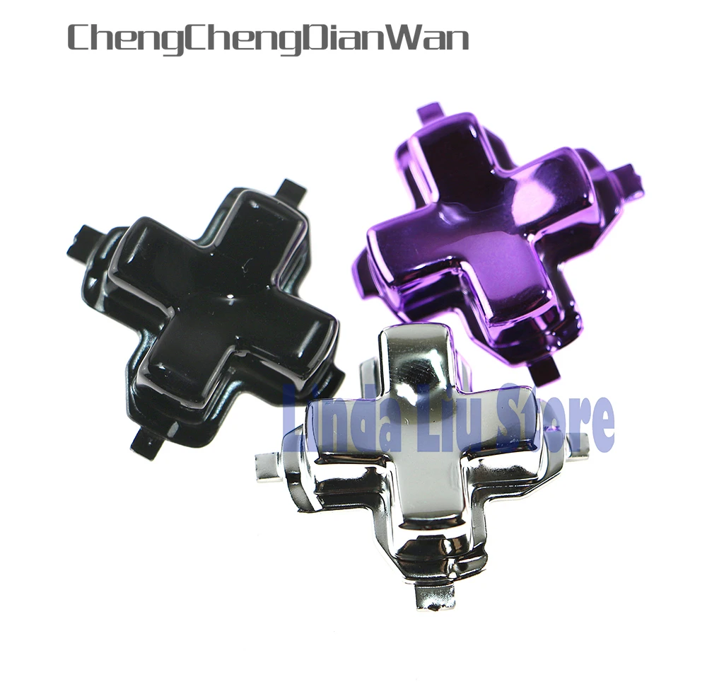 

ChengChengDianWan 20pcs/lot Plated chrome Colorful D-Pad D Pad for XBOX ONE Xboxone D Pad Buttons