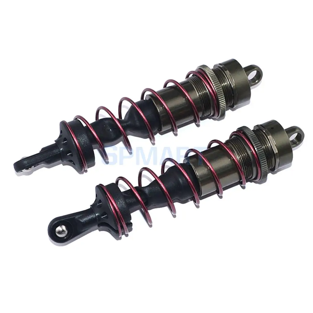 1 Pair trasporto libero 1:8 RC Auto Buggy Mostro Tronco Camion Ammortizzatore Anteriore per HOBAO ZD Corsa JLB HSP EM Da Corsa ZD Corsa DHK