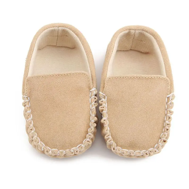 Newborn Baby Boy Girl Shoes First Walkers Baby Moccasin Shoes PU Leather Prewalkers for Kids Crib Shoes images - 6