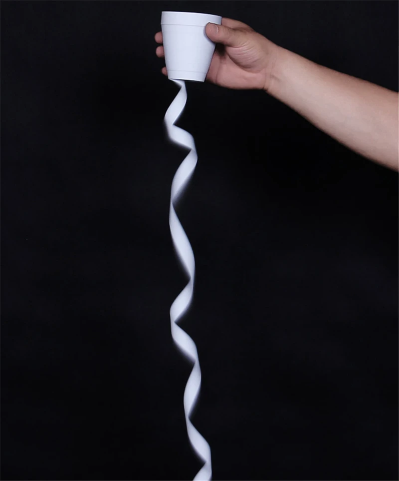 1 Pcs Magnetic Tape Milk Cup Magic Tricks Paper Cup Paper Tape  Milk Cup Magic Cup Stage Magic Props Magic Props Gimmick