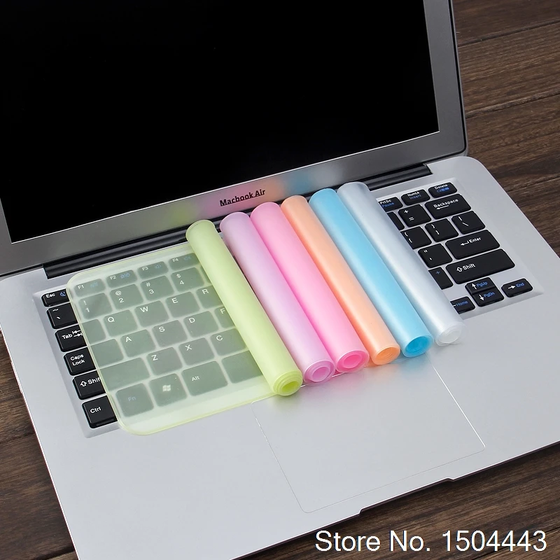 Силиконовая накладка на клавиатуру для Apple Macbook Dell Inspiron Hp Pavilion Lenovo Ideapad 17 15 14 13 12 дюймов 2017