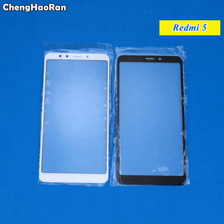 ChengHaoRan For Xiaomi Redmi 5 5Plus 5P Note 5 Front Glass Touch Screen LCD Outer Panel Lens Repair Replacement Part