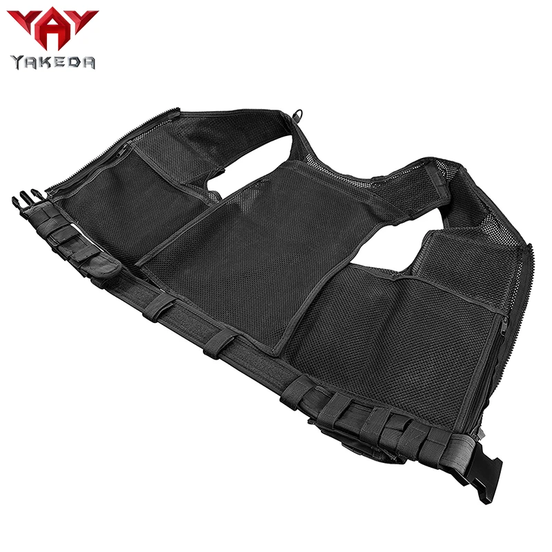 YAKEDA Police Military Tactical Vest Wargame Body Armor Sports Wear Hunting Vest CS Outdoor Products Equipment with 5 Colors