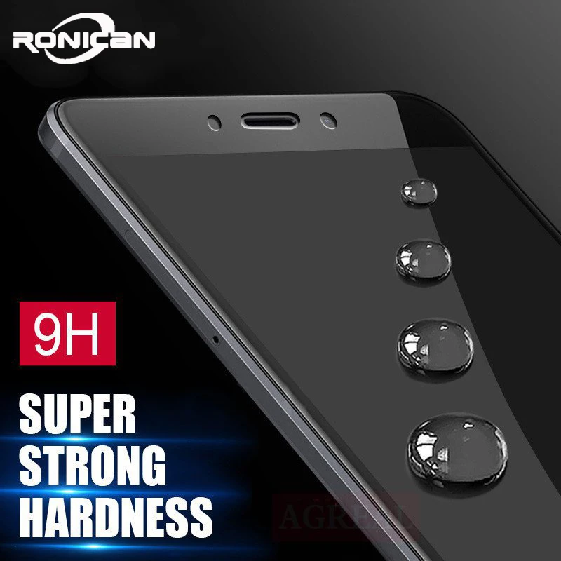 RONICAN Tempered Glass For Xiaomi Redmi x Note 4x Note 4 Redmi Note 4 Pro Redmi 4 Pro Screen Protector Toughened Full Cover Film