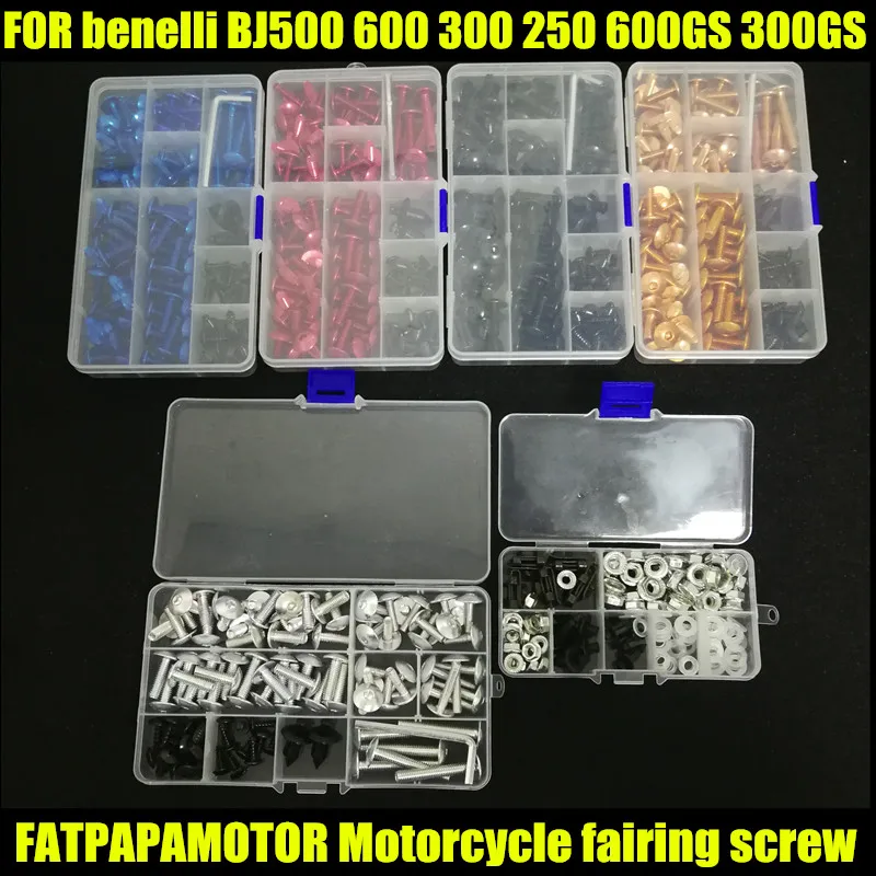 Universal Motorcycle Fairing Bolts Screw Moto Spring Bolts For Benelli BJ 500 600 300 250 600GS 300GS