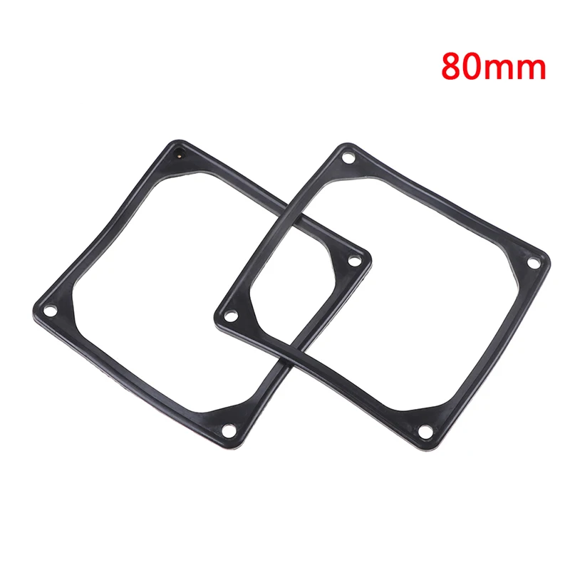 2pcs 80mm/1pc 140mm PC Case Fan Anti Vibration Gasket Silicone Shock Proof Absorption Pad Dropshipping