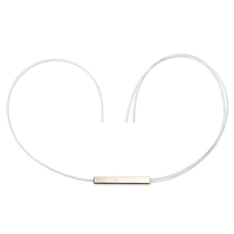 

4 шт./лот мини стальная трубка Тип оптического волоконно-оптического ПЛК сплиттер 1:2 без разъема FTTH 1X2 оптоволоконный сплиттер завод