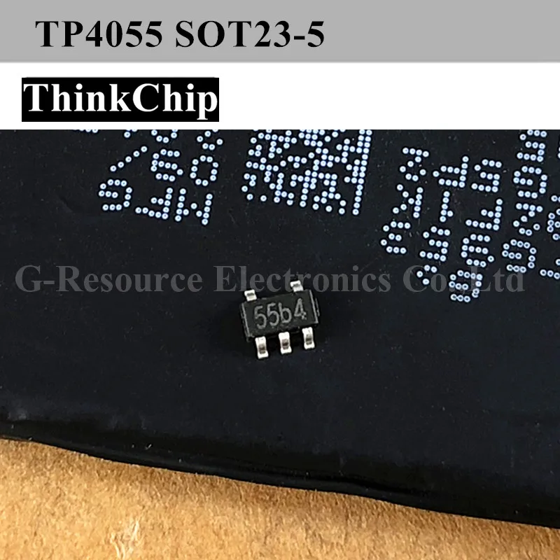 

(10 pcs) TP4055 55B4 SOT-23-5 Charge Management IC for Bluetooth Headset Lithium Battery