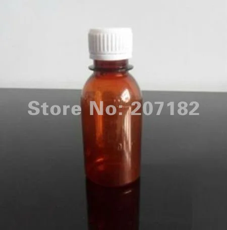 

(200sets/lot) 60ml PET brown round safety cap bottle with scale,medicine bottle,liquid bottle,plastic bottle