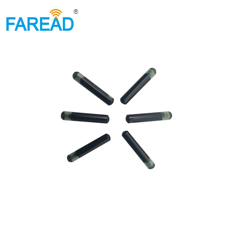 10Pcs 2*12Mm Transponder Microchip Code-Slix Hf Bioglass Rfid Glas Tag Bios Micro Chip Voor digitale Id Tracking ISO15693