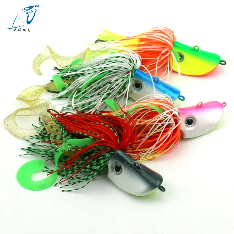 ANZHENJI 2017 New Arrive ru Fishing Lure 4 Colors Almighty Jig  Artificial Lures Squid Jigs Head Saltwater 20g 40g 60g 80g 150g