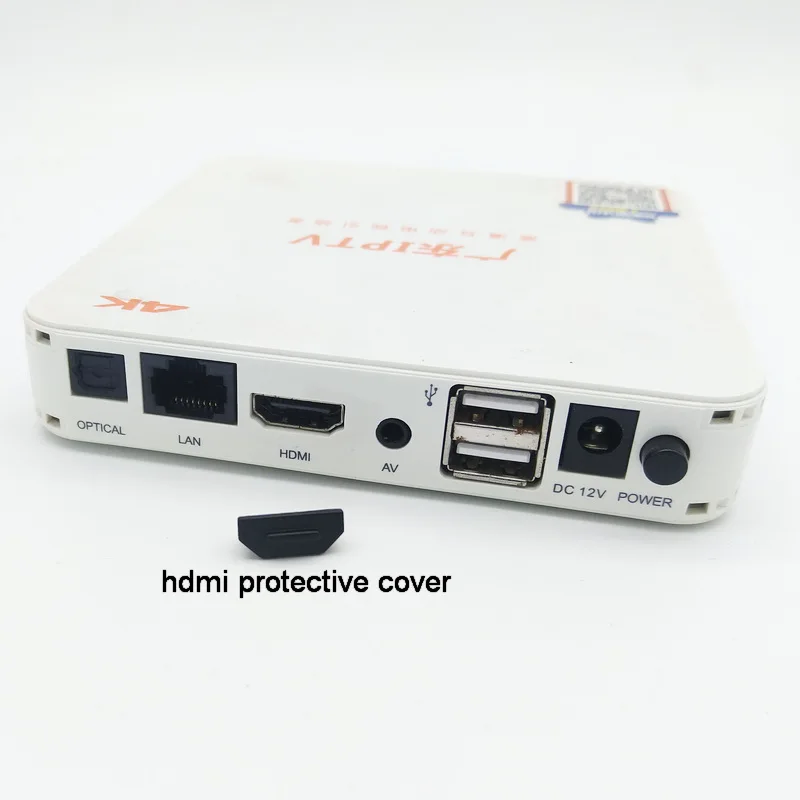 For HDMI-Compatible Protective Cover Rubber Covers Dust Cap For HDMI-Compatible Connector 10Pcs/Lot