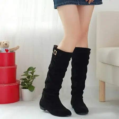 2017 New Big Size 34-44 Style Thigh High Women Woman Femininas Boots Botas Masculina Botines Mujer Chaussure Femme Shoes 889-1