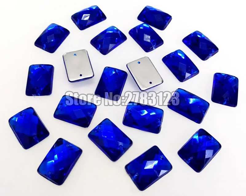 7X12mm 8x14mm 10x14mm 13x18mm Rectangle shape High quality Acryl sew on rhinestones with two holes,diy/clothing accessories