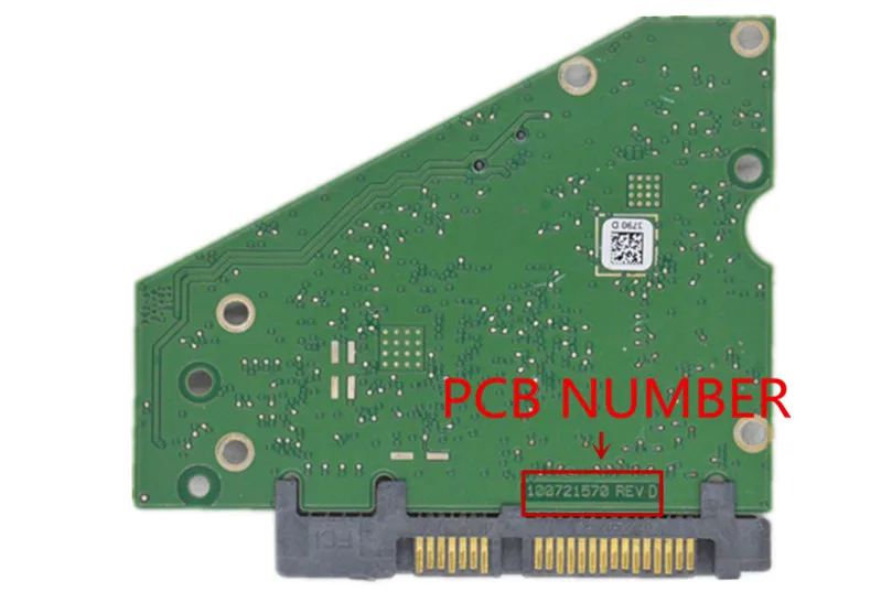 Seagate Desktop Hard Drive Circuit Board 100721570 REV E , 100721570 REV D / 3790 /  ST5000DM000 , ST4000VN000 , ST750LX003