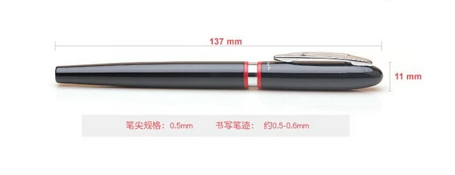 Luxury Iraurita Fountain Pen Picasso Pimio 907 Silver Clip Black 0.5mm Ink Pens the Best Gift Writing Stationery