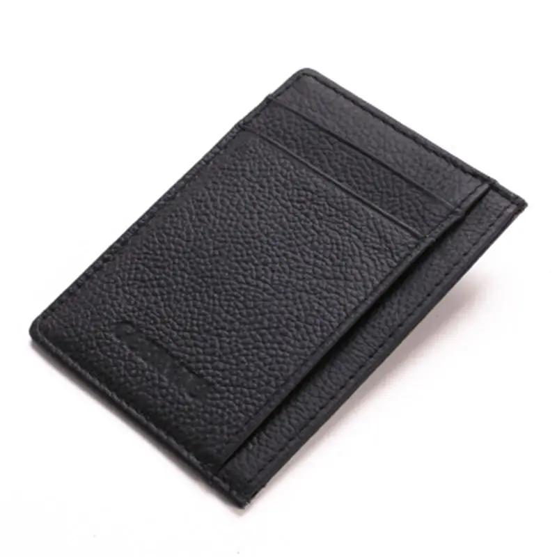 GUBINTU Coin Purse Leather Men's Card Package Of Solid Color Multi-Card Card Package Korean Version Of The Simple Bus Card Sets