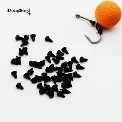 50PCS Hook Stoper Carp Fishing Hook Stop Beads Ronnie Hair Rig Chod Beads Pop Up Rig Shank Bead Carp Fishing Accessories