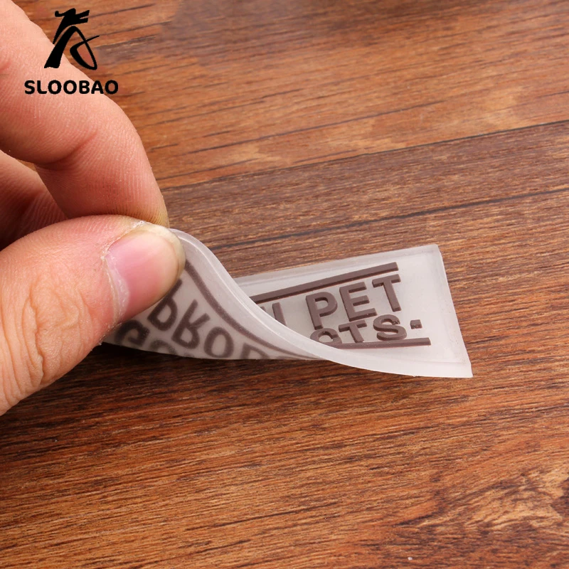 Free Shipping  3D Soft  Badge  Environmental Protection Silicone  Labels