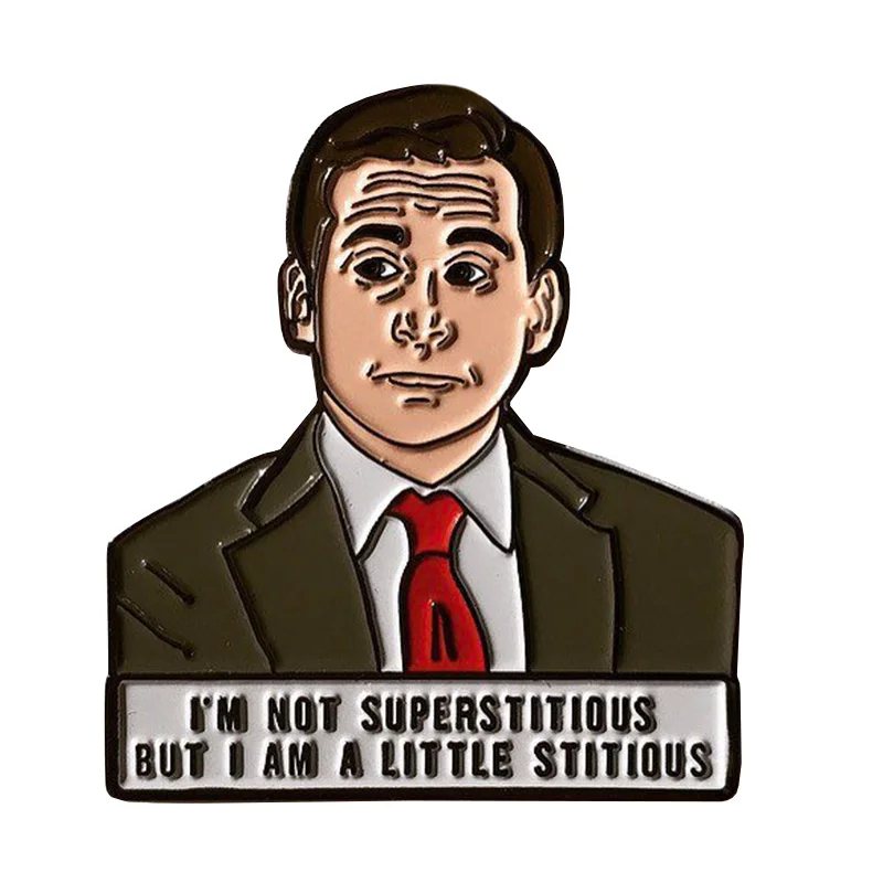 Michael Scott Enamel Pin