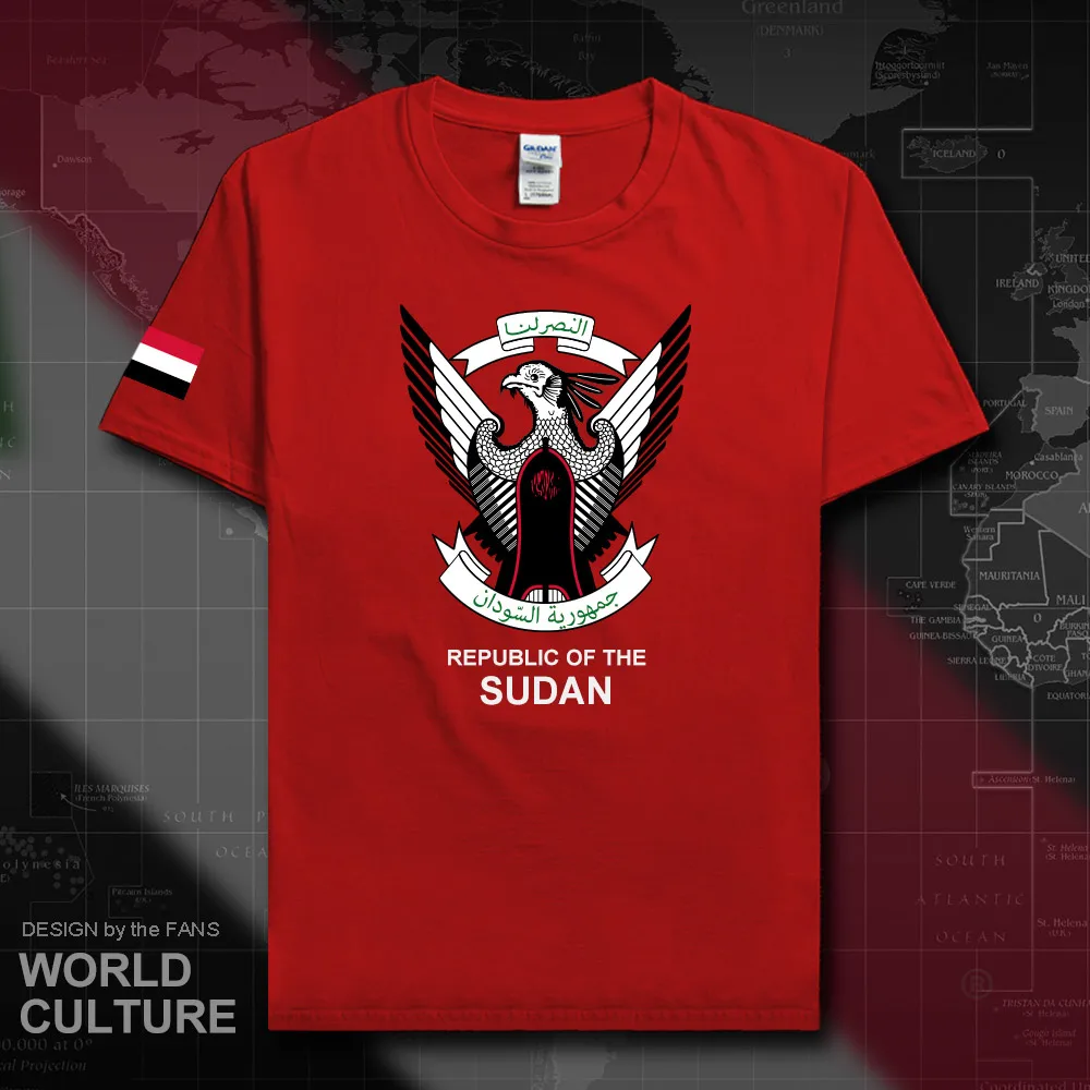 North Sudan Sudanese men t shirt fashion 2018 jersey nation team 100% cotton t-shirt clothing tees country sporting SDN Islam 20