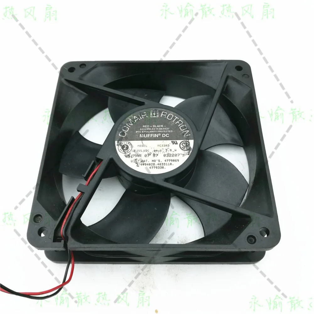 Comair Rotron MC12A3 Server Cooling Fan DC 12V 7.9W 0.66A 120x120x32mm 2-Wire