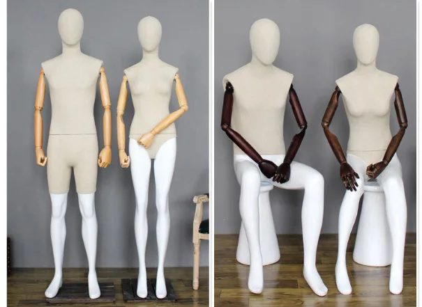 Fashionable High Quality Male&Female Full Body Mannequin Fashionable Mannequin Professional Manufacturer In China