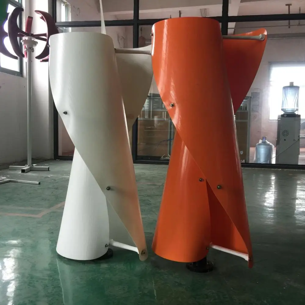 

Ветряная турбина с вертикальной осью 4000 Вт, 48 В, 24 В, 12 В, ветрогенератор VAWT, домашняя маленькая ветряная мельница, бесплатная энергия, с контроллером зарядки MPPT