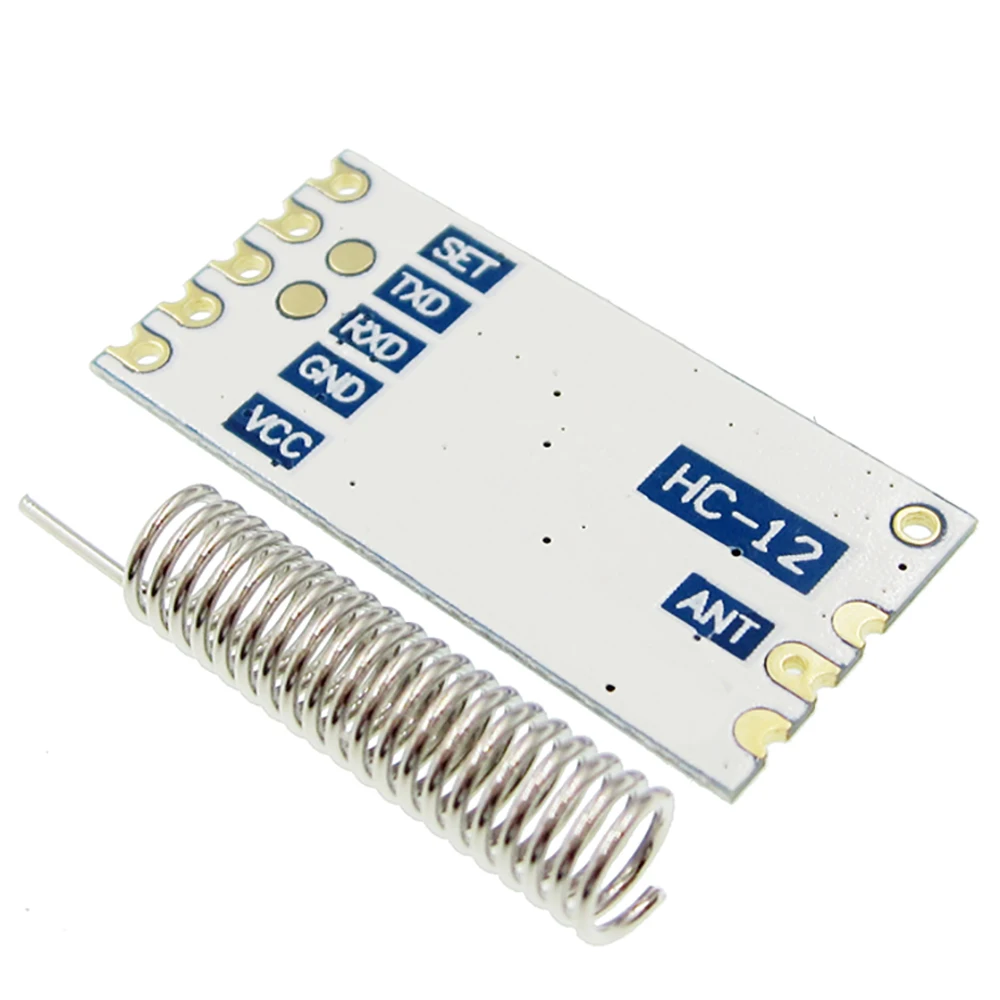 10Pcs 433Mhz HC-12 SI4463โมดูลพอร์ตอนุกรมไร้สาย1000M เปลี่ยนบลูทูธใหม่