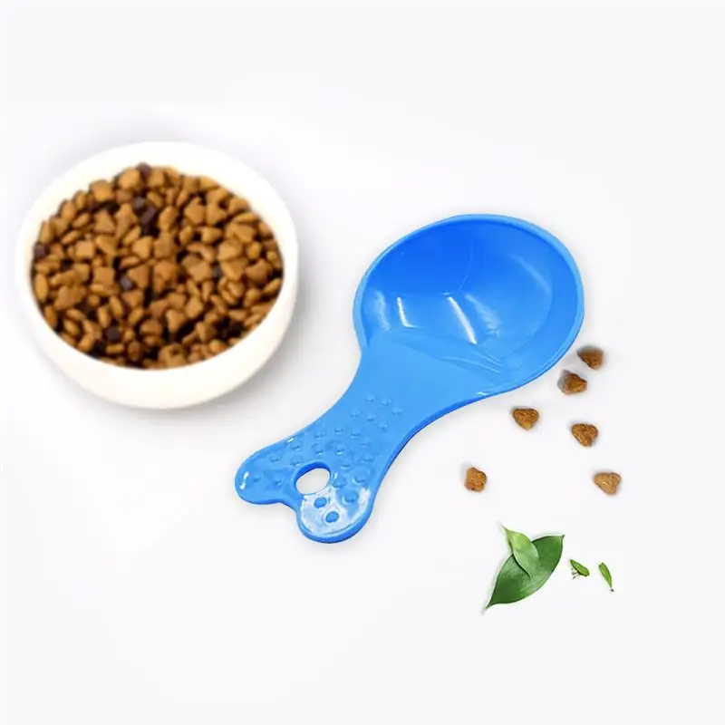 2PCS/set  Pet Food Scoop Plastic Creative Assorted Dog Food Spoon Pet Supplies Pet Feeder