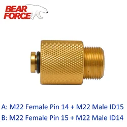 High Pressure Washer Car Washer Outlet Connector Adapter (Converting M22 - ID 14 to M22 - ID 15 )