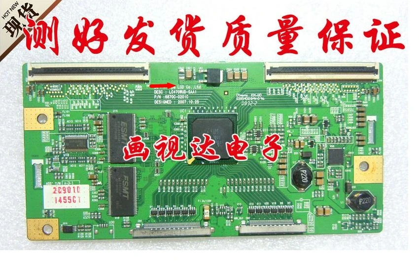Original 47pfl7403 93 lc470wud-saa1 logic board 6870c-0201c verbinden mit T-CON connect board